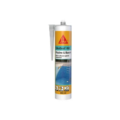 Picture of Silicone putty SIKA Sikaseal - 163 Piscine & Bassin - Transparent - 300ml