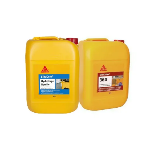 Picture of SIKA Masonry Pack - SikaCem Liquid Water Repellent 20L - SikaLatex 360 Bonding Resin - 20L