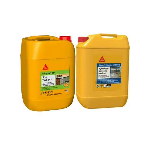 Picture of SIKA Floor Protection and Cleaning Pack - Sikagard-127 Stop 20L - Sikagard Floor Protection Waterproofing SATINE 20L