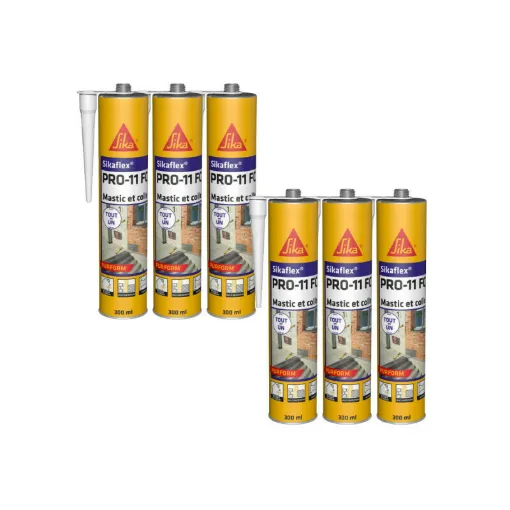 Picture of Set of 6 SIKA Sikaflex PRO 11 FC Purform sealants - White - 300ml