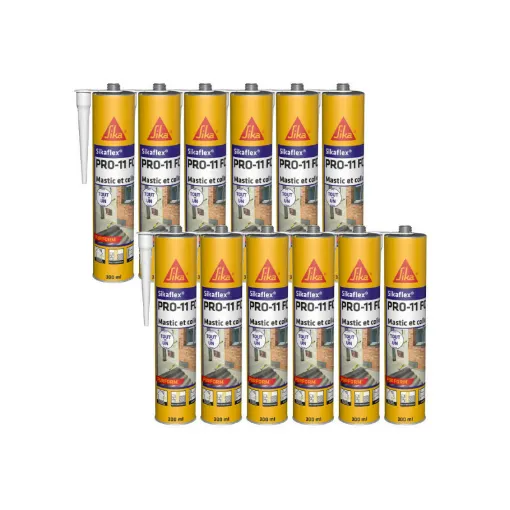 Picture of Set of 12 SIKA Sikaflex PRO 11 FC Purform Adhesives - White - 300ml