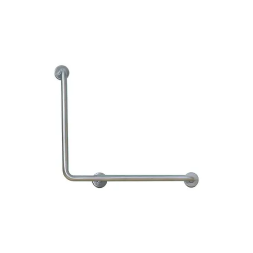 Picture of Vertical angled shower grab bar - left corner - stainless steel 34 brushed matt