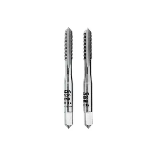 Picture of FACOM High performance cobalt taps set - M7 x 1,00 mm - Roughing-finishing - 2 pcs - 227.S7X100T2