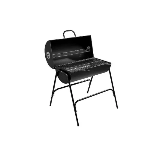 Picture of Charcoal barbecue with lid - Metal - 79x71x90 cm