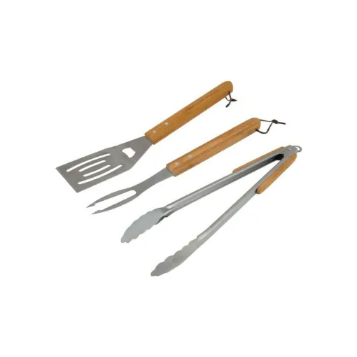 Picture of Kit 3 CAMPINGAZ utensils - for barbecue - wooden handle