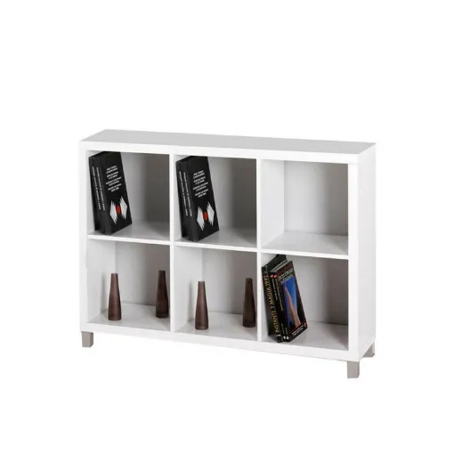 Picture of KIT CLOSET Kubox Series Storage Cabinet - 6 compartments - White - 83 x 29 x 111 cm