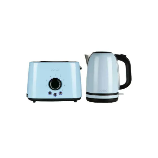 Picture of Pack DOMO Kettle blue 1,7L 2200W - Toaster blue 1000W