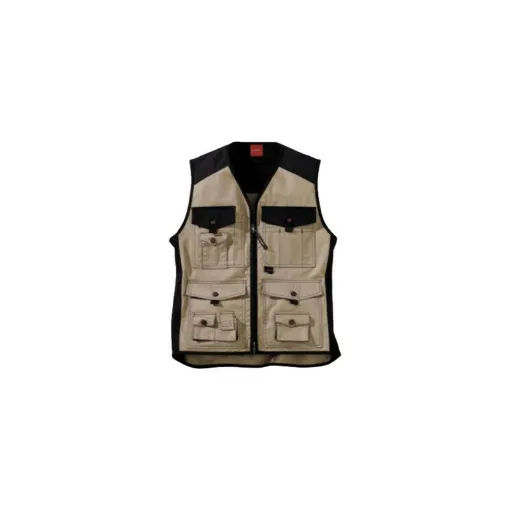 Picture of LAFONT Work Attitude Work Vest - Beige-Black - Size 2