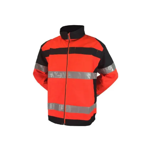 Picture of High visibility jacket MUZELLE DULAC fluopro - red fluo - Size 1