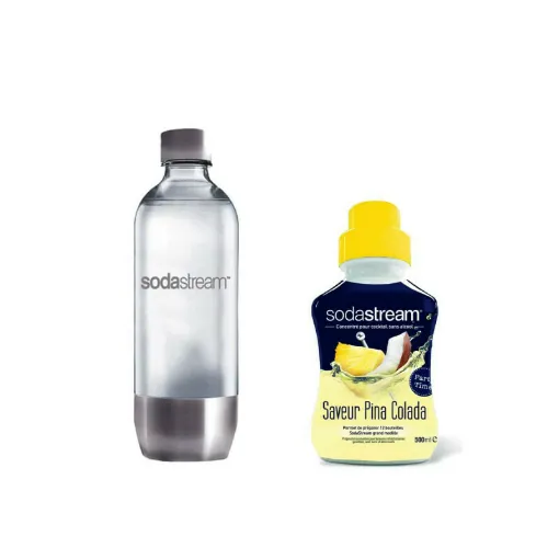 Picture of SODASTREAM Bottle PET Metal Base Pack 1L - Pina colada Concentrate 500 ml