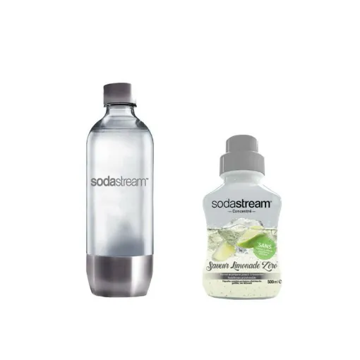 Picture of SODASTREAM Bottle Bottle Metal Base PET 1L - Lemonade Concentrate zero 500 ml