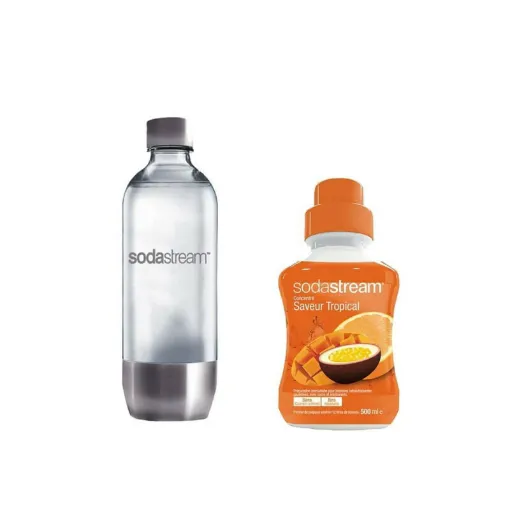 Picture of SODASTREAM Bottle Bottle Metal Base PET 1L - Tropical Concentrate 500 ml