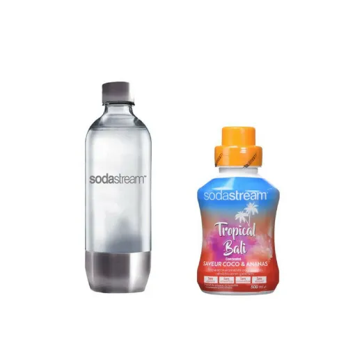 Picture of SODASTREAM Bottle PET Metal Base Pack 1L - Coco Pineapple Concentrate 500 ml