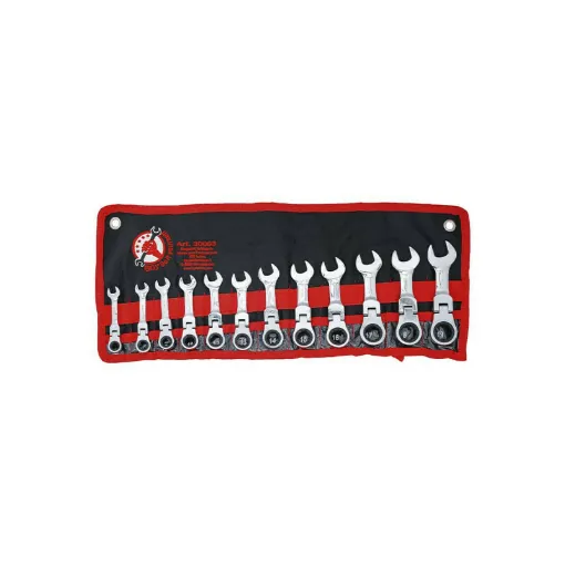 Picture of BGS Ratchet Wrench Set - extra short - 8 -19 mm - 12 pcs - 30003