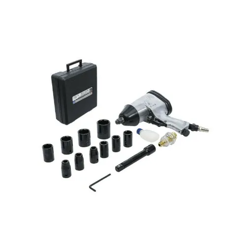 Picture of Impact wrench with tool set BGS - 7000 rpm - 16 pcs - 3211