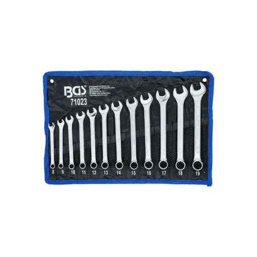 Picture of Combination wrench set BGS TECHNIC - 8 to 19 mm - 12 pcs - 71023