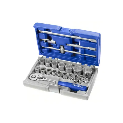 Picture of FACOM Socket set and accessories - 1/2 - Metric - 22 pcs - E032900