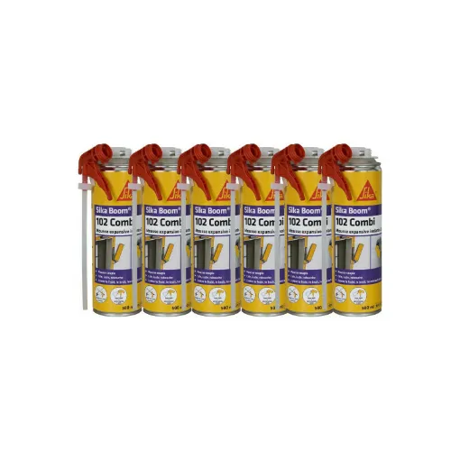 Picture of Pack of 6 SIKA Sika Boom 102 Combi polyurethane foam expansives - 500ml