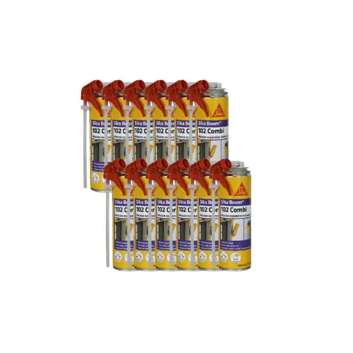 Picture of Pack of 12 SIKA Sika Boom 102 Combi polyurethane foam expansives - 500ml