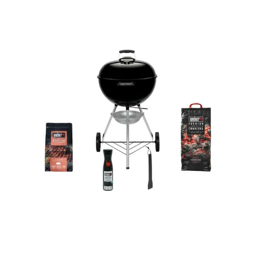 Picture of Pack WEBER Kettle Original Kettle E-5710 57cm - charcoal bag - pork shavings - cleaner - bowl scraper