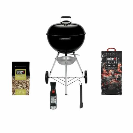 Picture of Pack WEBER Kettle Original Kettle E-5710 57cm - charcoal bag - apple tree shavings - cleaner - bowl scraper