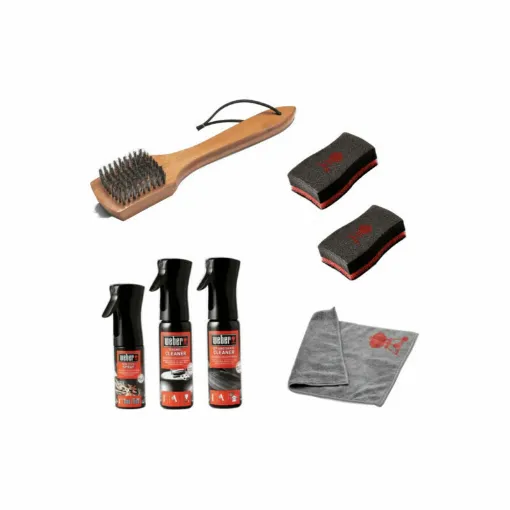 Picture of WEBER cleaning set - for enamelled charcoal barbecue - 7pcs