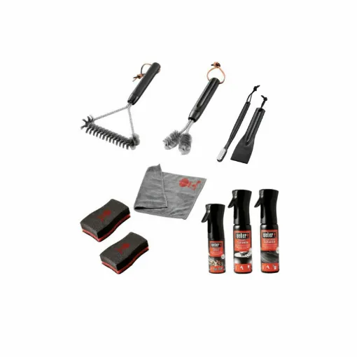 Picture of WEBER cleaning set - for enamelled gas barbecue - 10pcs