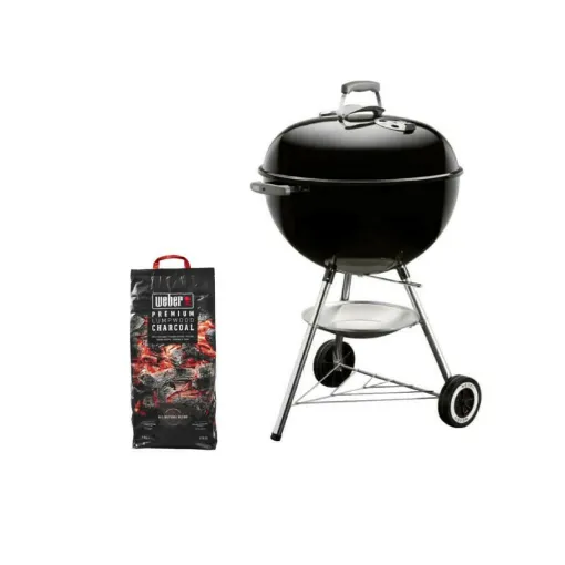 Picture of Weber Kettle Classic Charcoal Barbecue Pack 57 cm Black - one charcoal bag 5kg