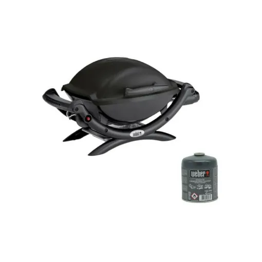 Picture of Pack WEBER Gas Barbecue Q1000 Black - one gas cartridge 445g