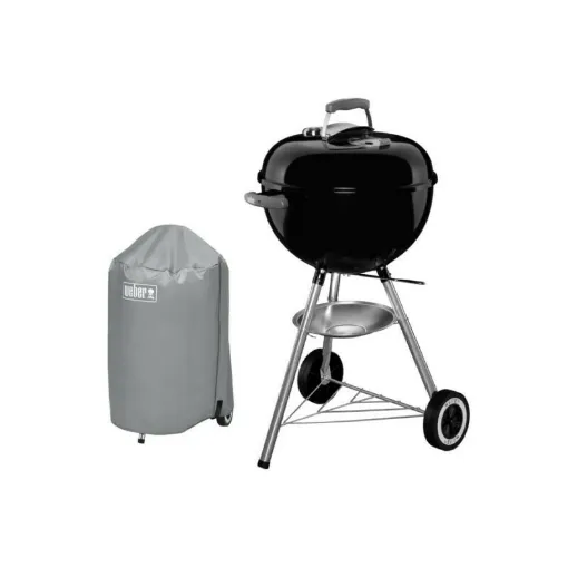 Picture of Weber Kettle Classic Charcoal Barbecue Pack 47 cm Black - waterproof protective cover