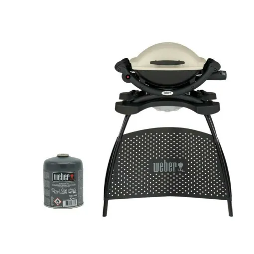 Picture of Weber Q1000 Gas Barbecue Pack with Titanium Stand - 445g Gas Cartridge