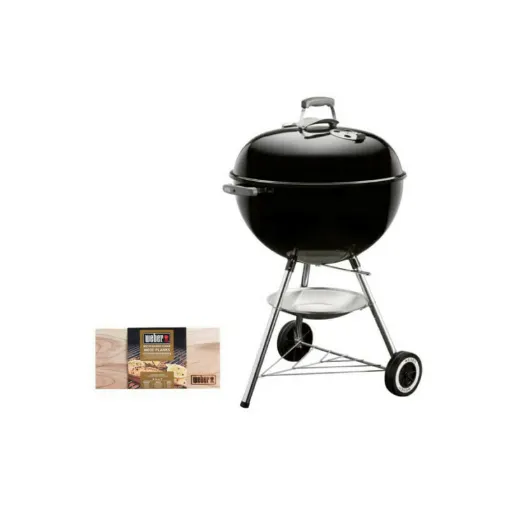 Picture of Pack Weber Charcoal Barbecue Classic Kettle 57 cm Black - smoking board set 2 pcs.