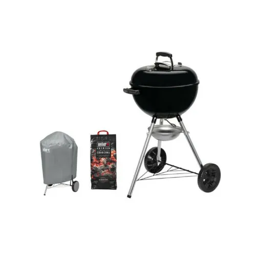 Picture of Pack WEBER Original Kettle E-5710 Charcoal Barbecue E-5710 57cm Black - one 5kg charcoal bag - one waterproof protective