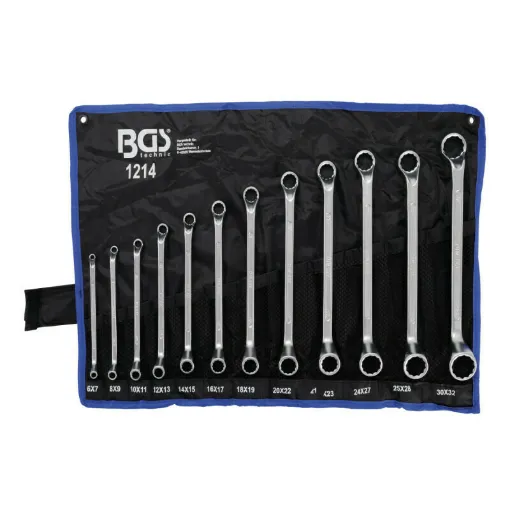 Picture of BGS TECHNIC Double Eye Wrench Set - 6x7 / 30x32 mm - 12 pcs - 1214