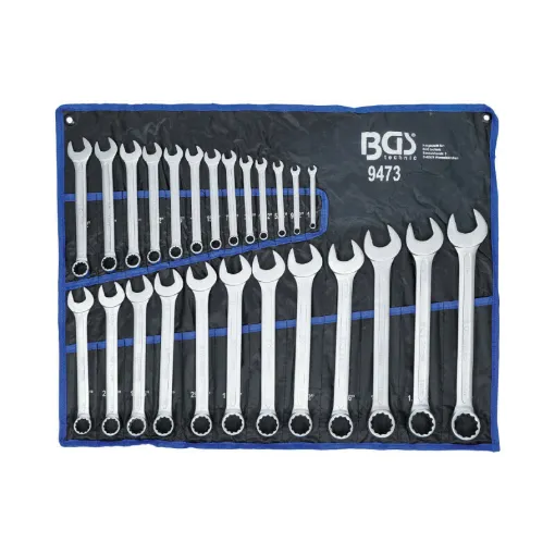 Picture of BGS TECHNIC Combination Wrench Set - in inch - 1/4"-1.1/4" - 25 pcs - 9473