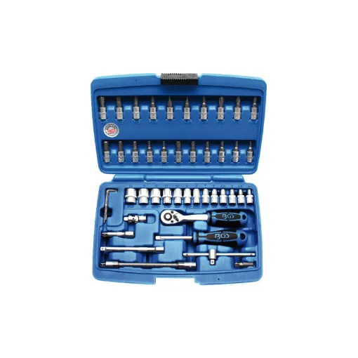 Picture of Socket set BGS TECHNIC - TX bits - 6,3 mm - 46 pcs - 2145