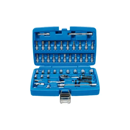 Picture of Socket set BGS TECHNIC - with groove - 6,3 mm - 46 pcs - 2141