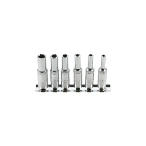 Picture of BGS TECHNIC Socket set E-profile long - 6,3 mm - E10 - 6 pcs - 6403