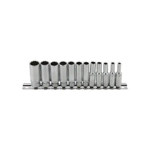 Picture of BGS TECHNIC Long Socket Set - 6,3 mm - 12 pcs - 2757