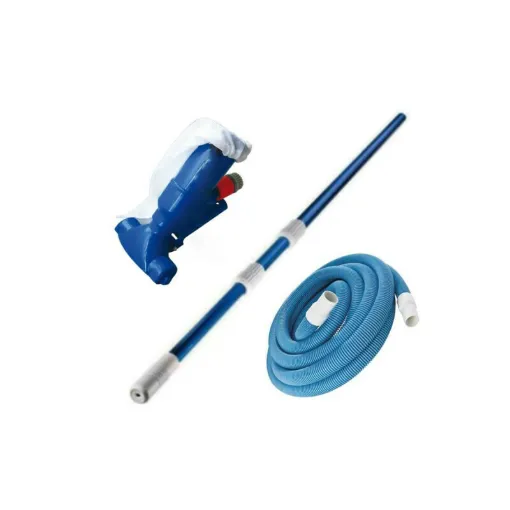 Picture of MAREVA vacuum cleaner pack for above ground pools - Jet Vac leaf collector - 12 m floating hose - Telescopic handle