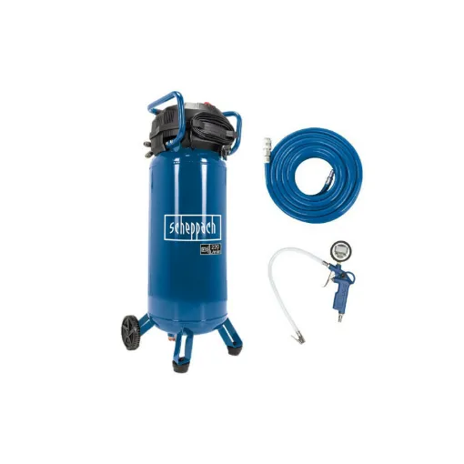 Picture of Pack SCHEPPACH Vertical compressor - 50L - 1500W - HC51V - 15m hose - Digital display tire inflation handle