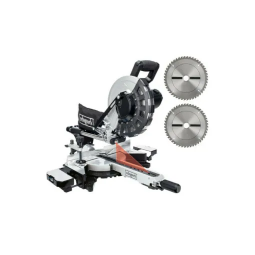 Picture of Radial mitre saw SCHEPPACH - 2000W - 2 blades - 255 mm - HM254 - Black edition