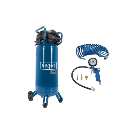 Picture of Pack SCHEPPACH Vertical compressor - 50L - 1500W - HC51V - 5m hose - 4 accessories