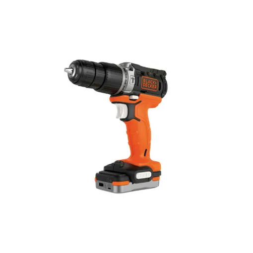 Picture of BDCHD12S1 12V BLACK and DECKER hammer drill - 1 Li-ion USB battery 1,5Ah - 1 USB cable - 84408