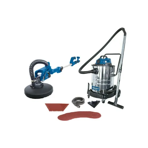 Picture of Pack SCHEPPACH Wall and ceiling sander - 710W - DS930 - Wet and dry vacuum cleaner - 1400W - 50L - ASP50-ES