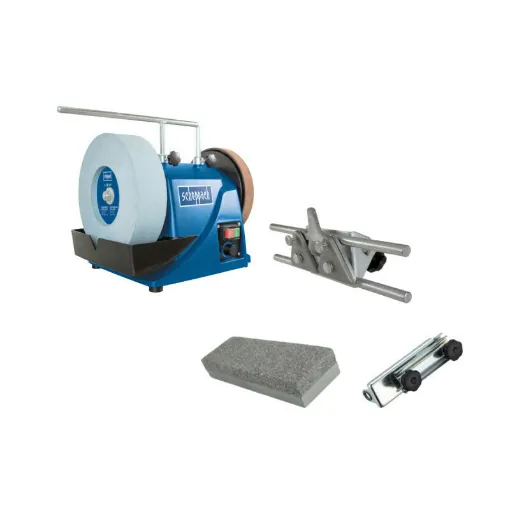 Picture of Pack SCHEPPACH Wet grinding machine 250mm - 180W - TIGER3000VS - Grinding wheel preparation - 2 Devices 70-160