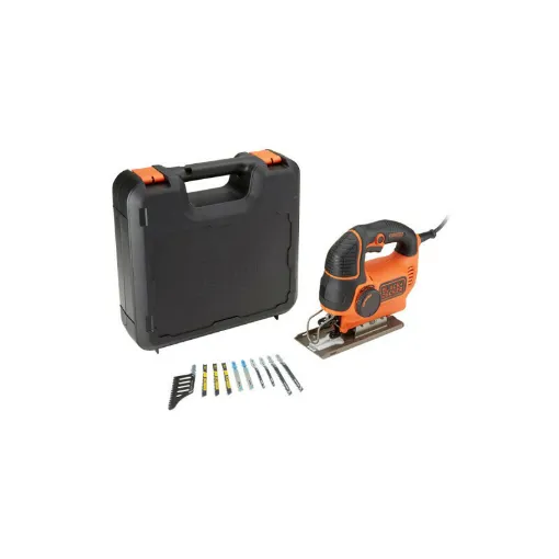 Picture of Jigsaw with pendulum action BLACK and DECKER - 620 W - case and accessories - KS901PEKA10-QS