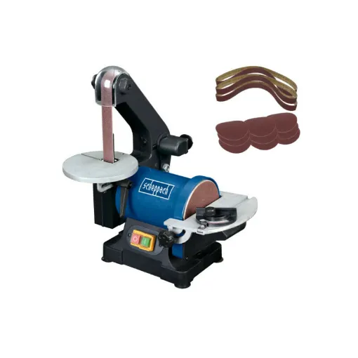 Picture of Pack SCHEPPACH Belt and disc sander - 250 W - BTS700 - 9 sanding discs - 3 sanding belts