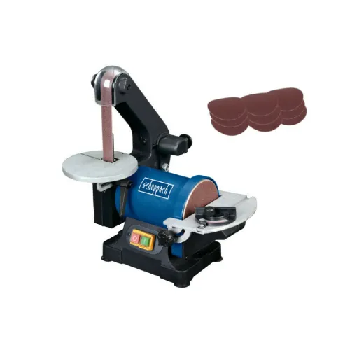 Picture of Pack SCHEPPACH Belt and disc sander - 250 W - BTS700 - 9 sanding discs