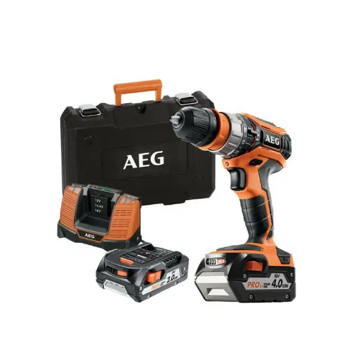 Picture of NEW PRODUCT - DAMAGED PACKAGE - AEG 18V Percussion Drill - 1 2.0Ah battery - 1 4.0Ah battery - 1 charger